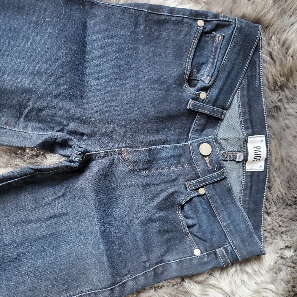 PAIGE Stretchy Skinny Ankle Jeans - Picture 2 of 7